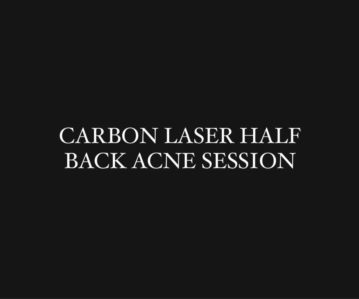 CARBON LASER HALF BACK ACNE SINGLE SESSION